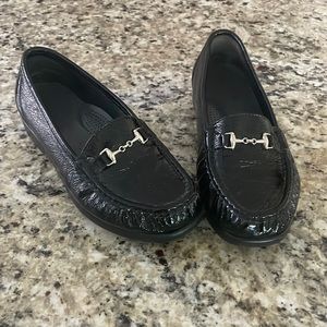 SAS black loafers